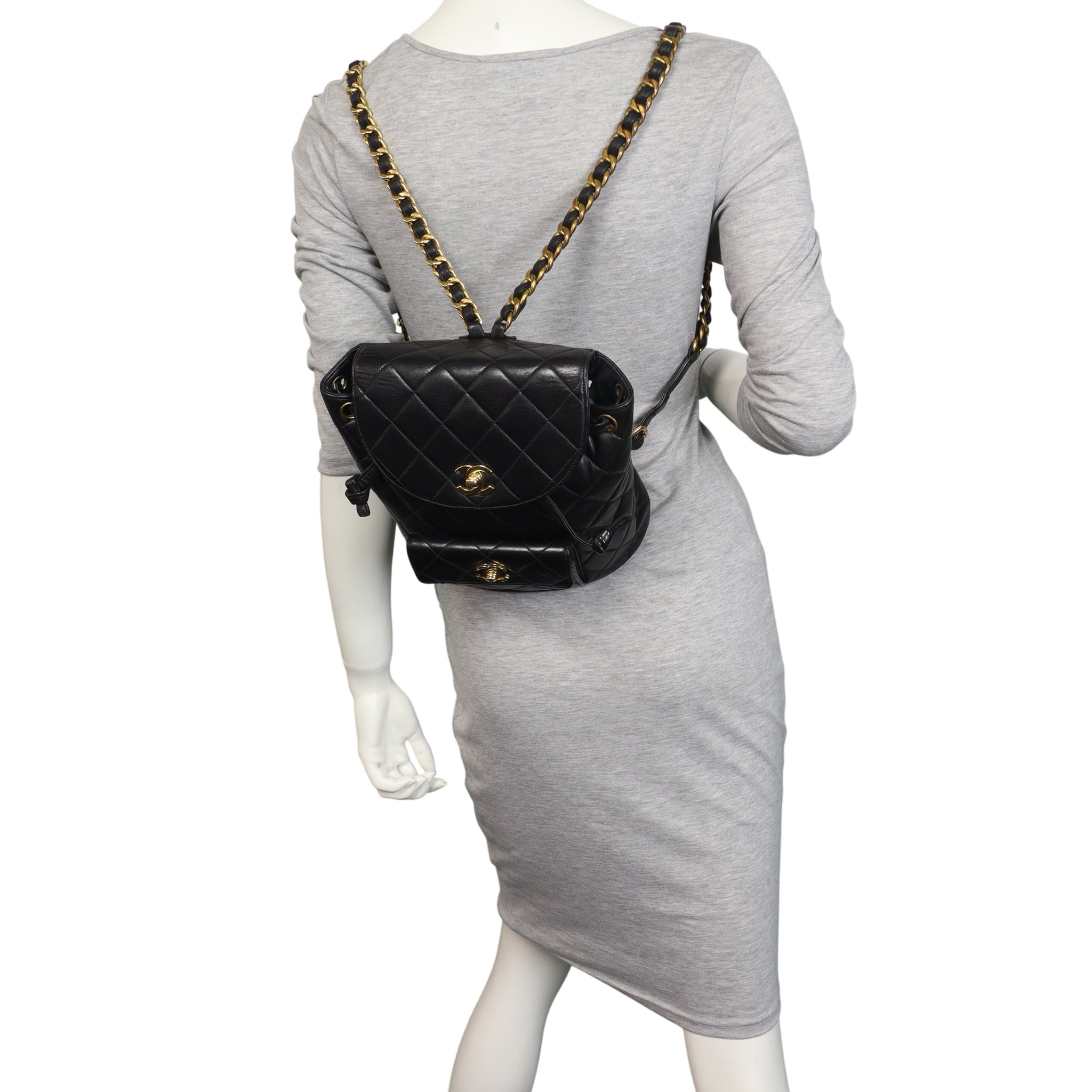 Chanel Duma Quilted Backpack Vintage