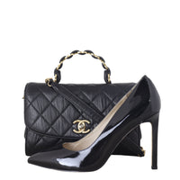 Chanel CC Wrapped Handle Bag Small