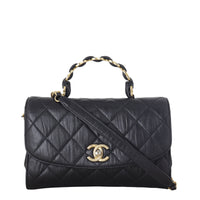 Chanel CC Wrapped Handle Bag Small