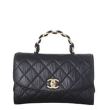 Chanel CC Wrapped Handle Bag Small