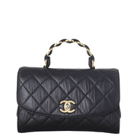 Chanel CC Wrapped Handle Bag Small