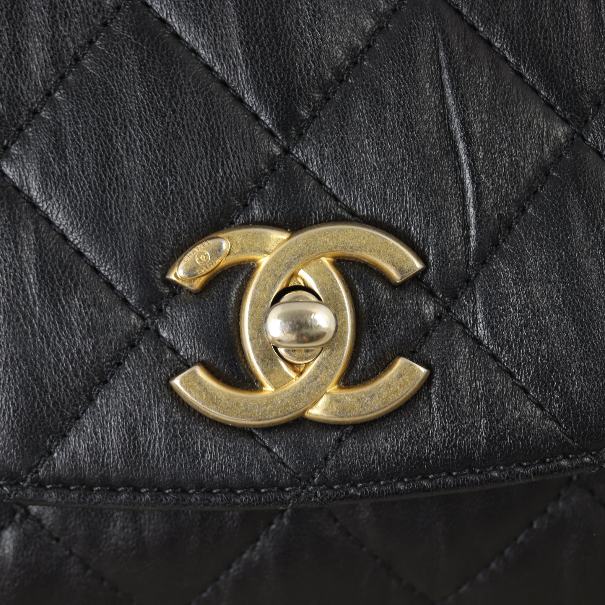 Chanel CC Wrapped Handle Bag Small