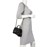 Chanel CC Wrapped Handle Bag Small