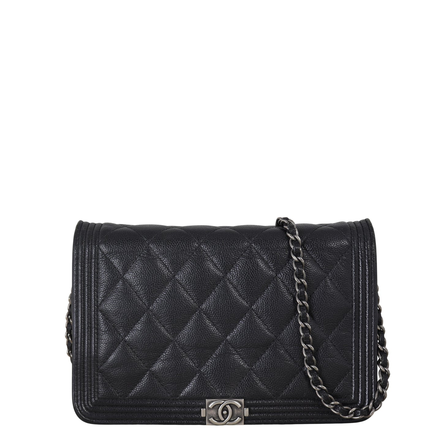Chanel Boy Wallet on Chain Chevron