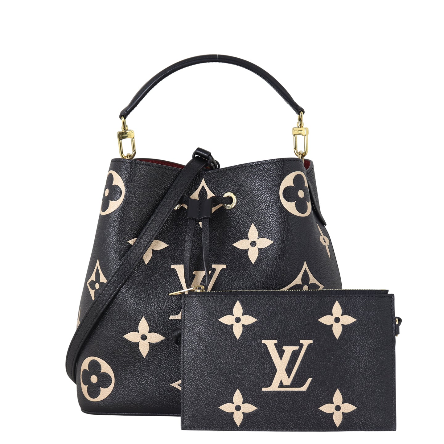 Louis Vuitton NeoNoe MM Monogram Empreinte Giant Bicolour