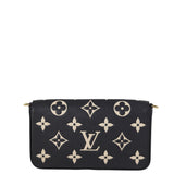 Louis Vuitton Pochette Felicie Monogram Empreinte Giant Bicolour