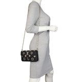 Louis Vuitton Pochette Felicie Monogram Empreinte Giant Bicolour