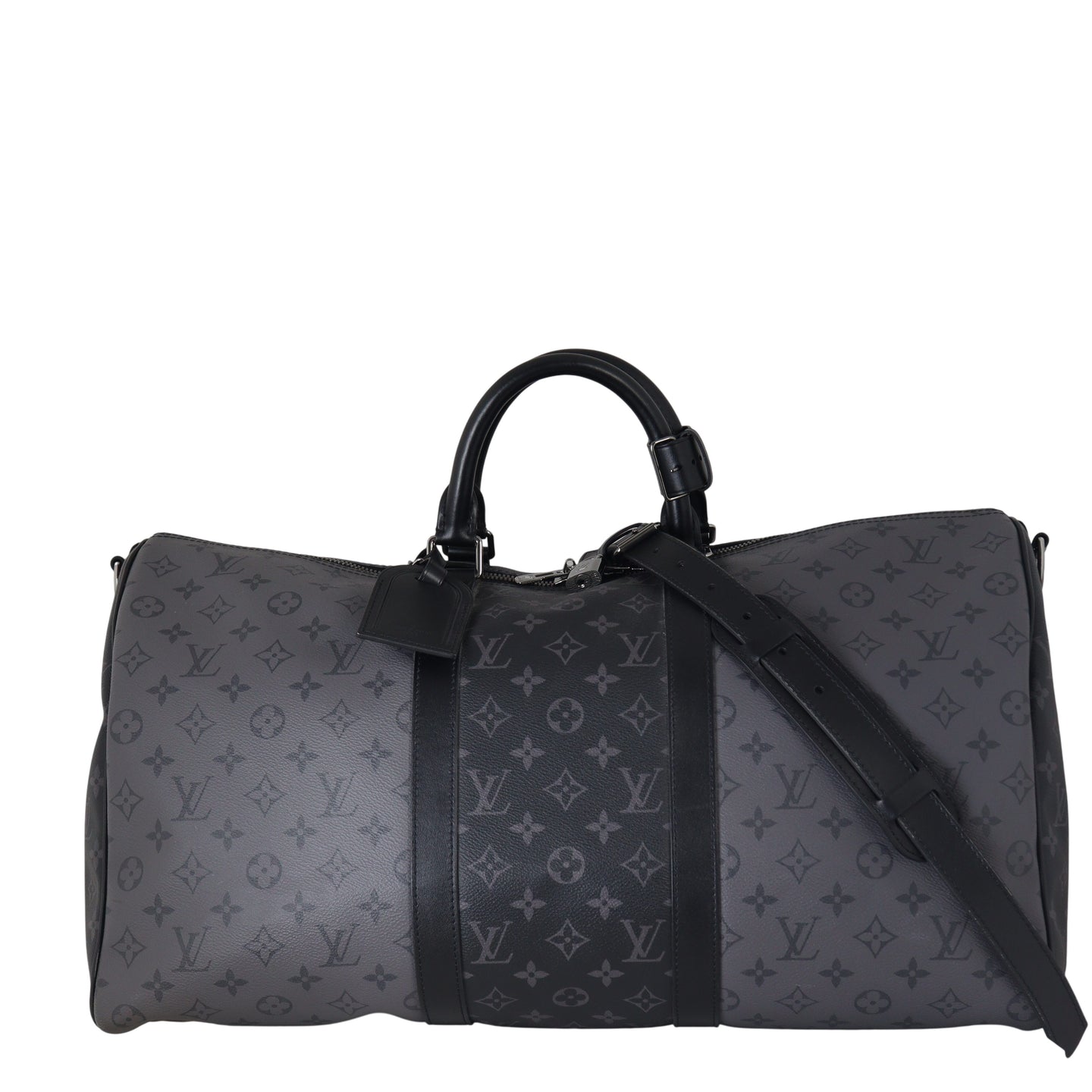 Louis Vuitton Keepall 50 Bandouliere Monogram Eclipse Reverse