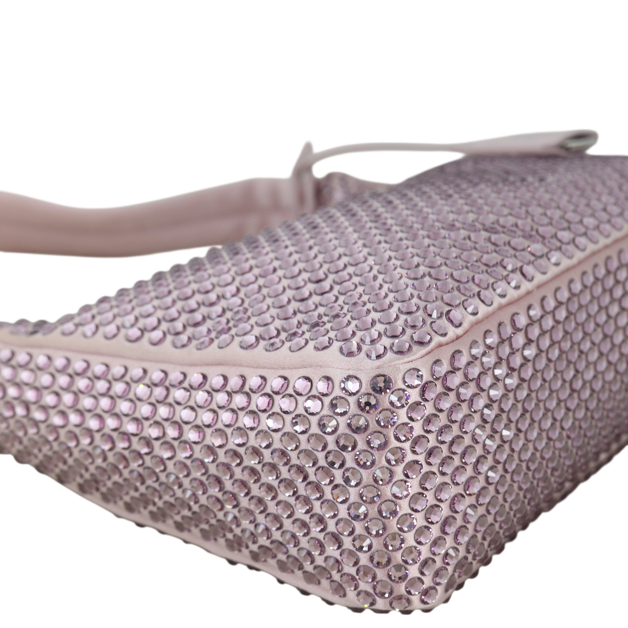 Prada Re-Edition 2000 Satin Crystal Mini Bag