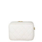 Chanel CC Golden Plate Zip Around Vanity Case