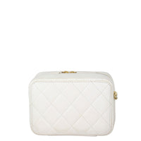 Chanel CC Golden Plate Zip Around Vanity Case