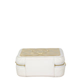 Chanel CC Golden Plate Zip Around Vanity Case