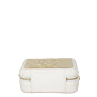 Chanel CC Golden Plate Zip Around Vanity Case