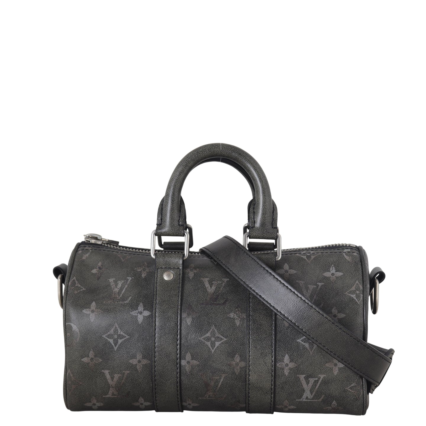 Louis Vuitton Keepall 25 Bandouliere Monogram Brushed