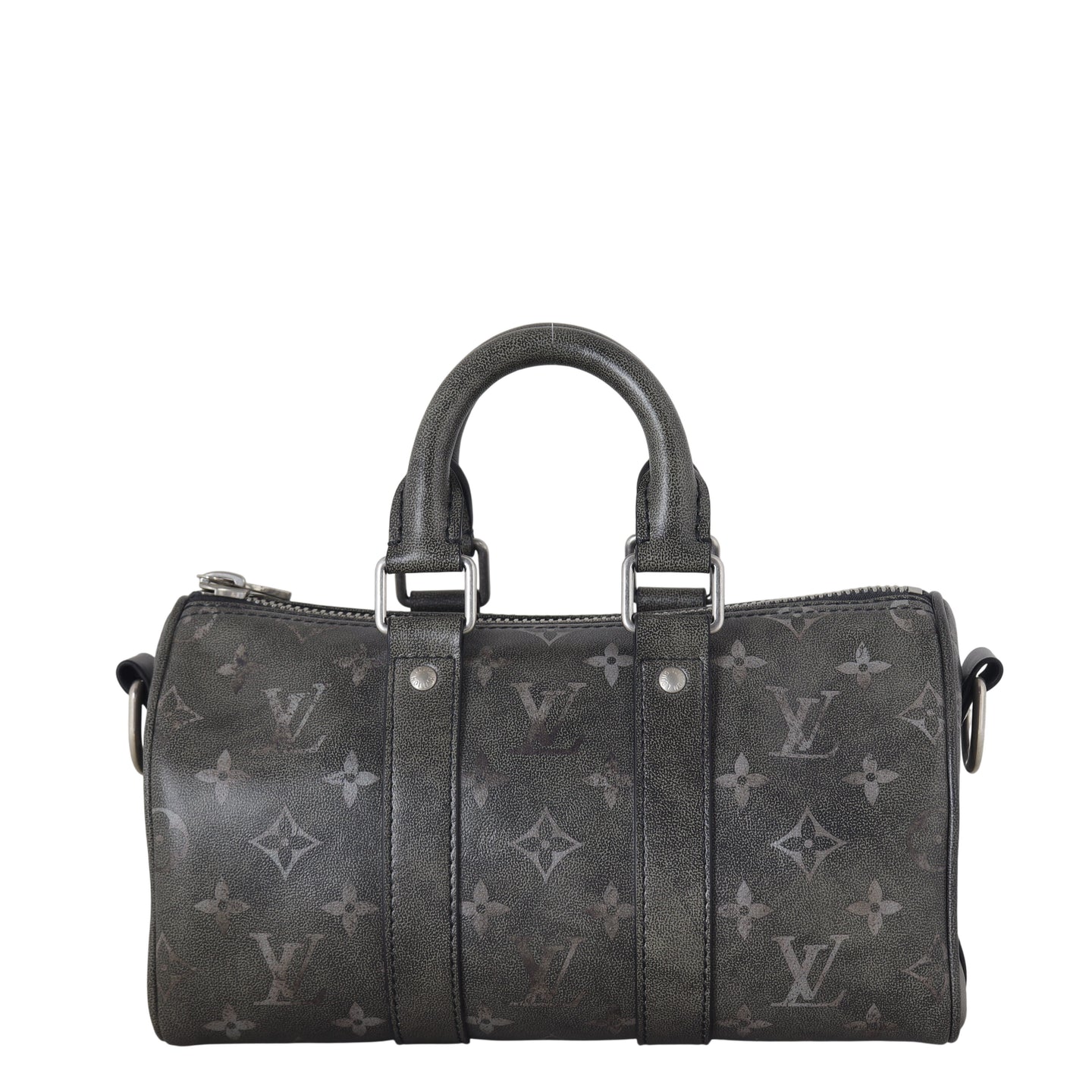Louis Vuitton Keepall 25 Bandouliere Monogram Brushed