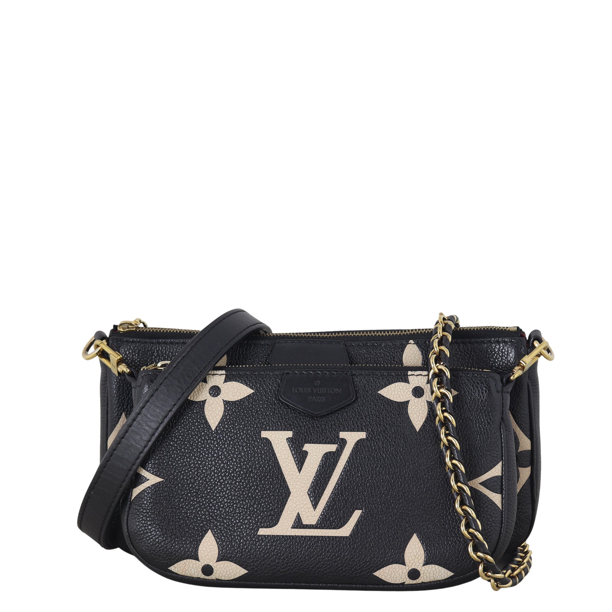 Louis Vuitton Multi Pochette Accessoires Monogram Empreinte Giant Bicolour