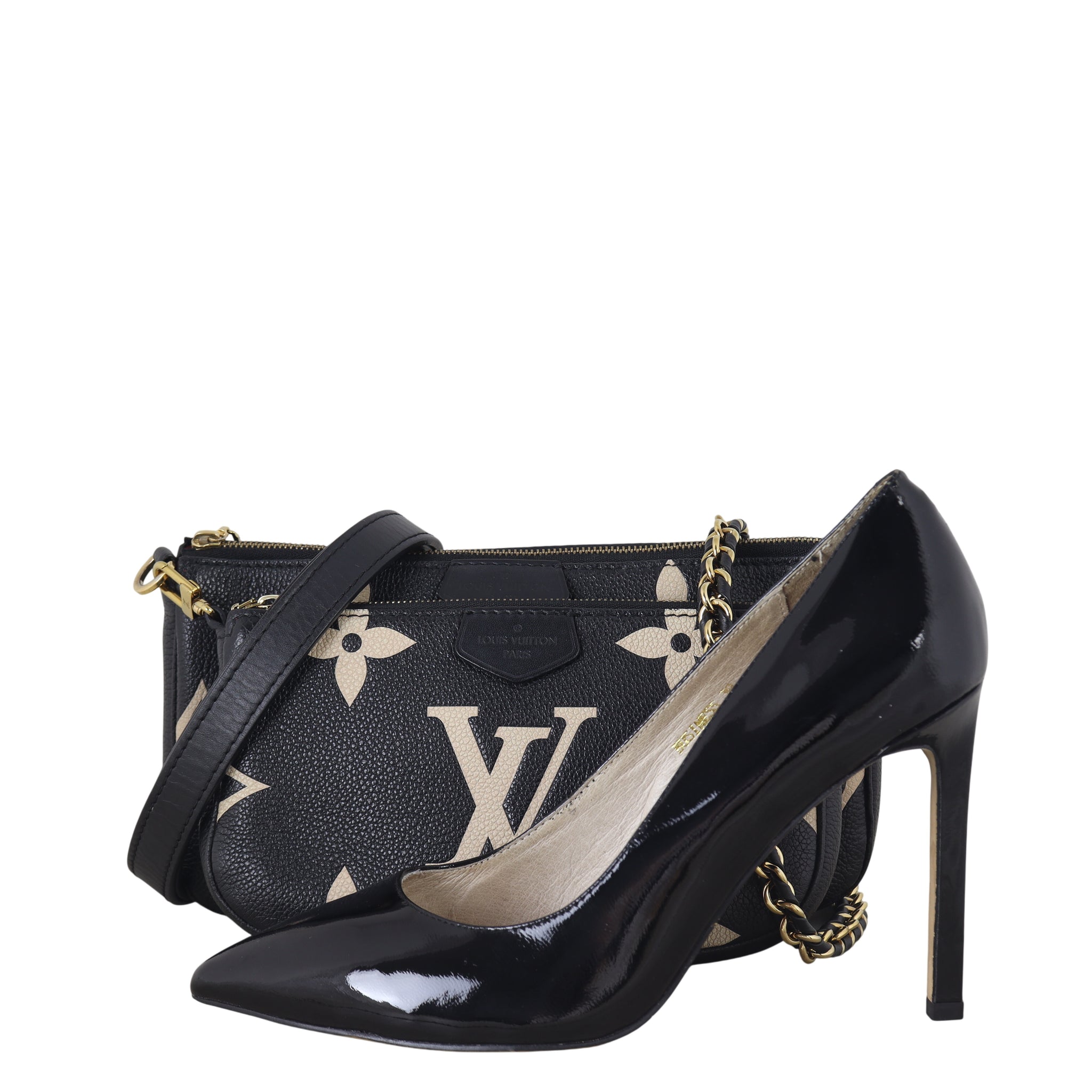 Louis Vuitton Multi Pochette Accessoires Monogram Empreinte Giant Bicolour