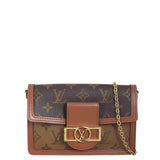 Louis Vuitton  Dauphine Chain Wallet Monogram Reverse