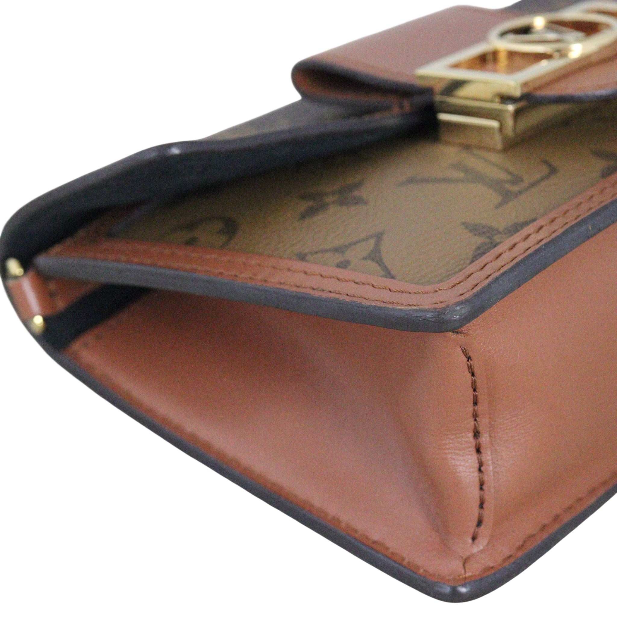 Louis Vuitton  Dauphine Chain Wallet Monogram Reverse