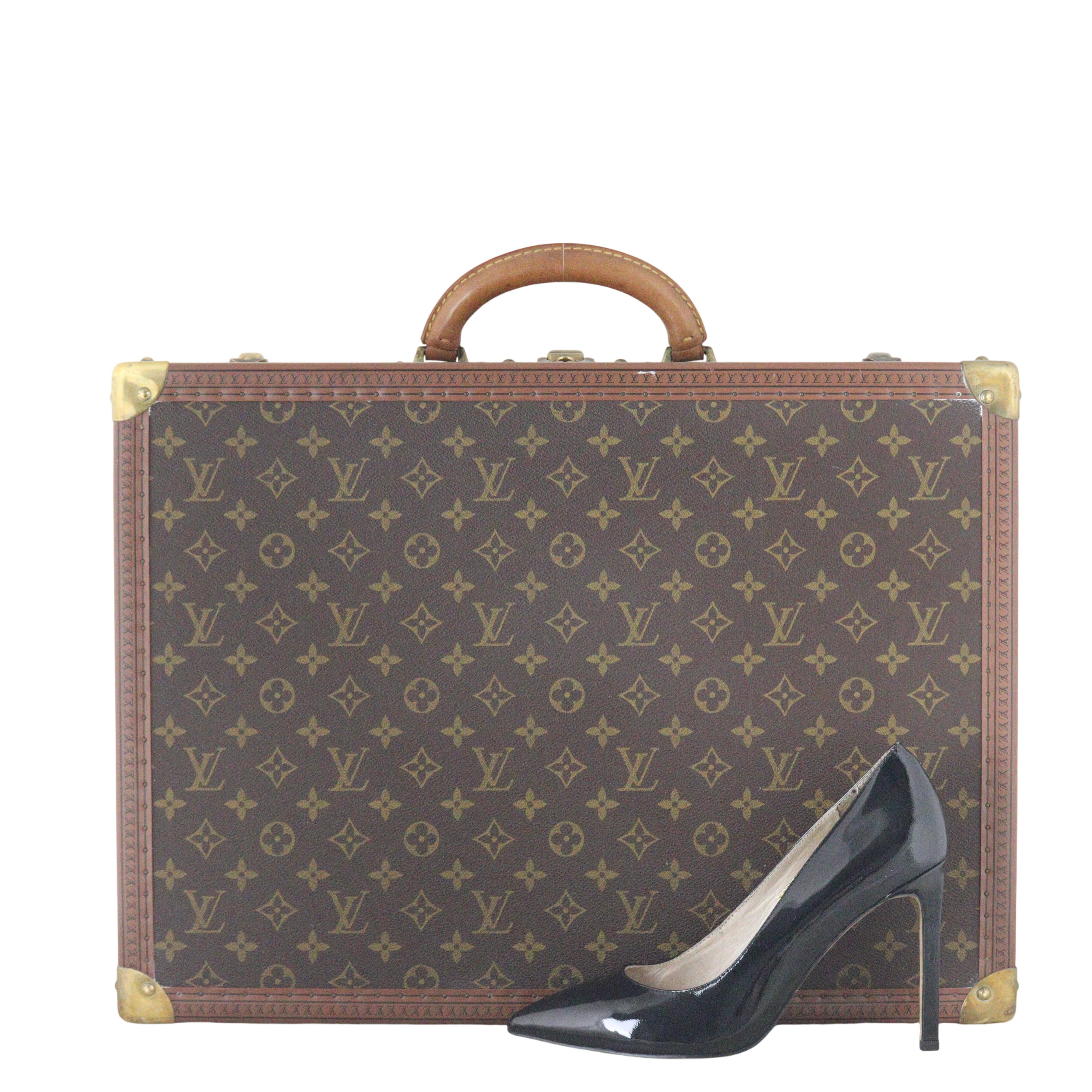 【稀少】Louis Vuitton COTOVILLE 50 TRUNKCASE Louis Vuitton Cotteville 50 Trunk Case Monogram – Luxe.It.Fwd