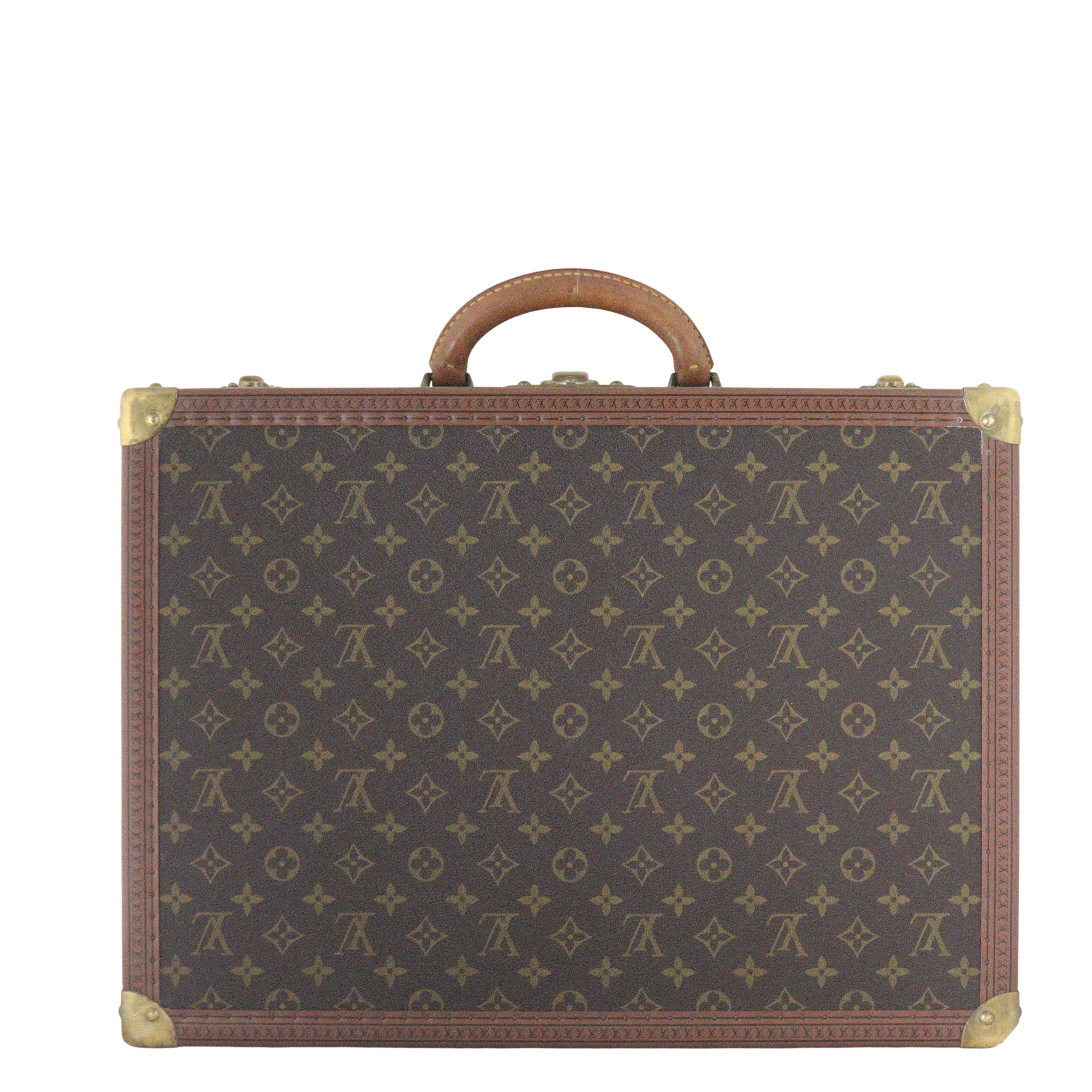 【稀少】Louis Vuitton COTOVILLE 50 TRUNKCASE Louis Vuitton Cotteville 50 Trunk Case Monogram – Luxe.It.Fwd