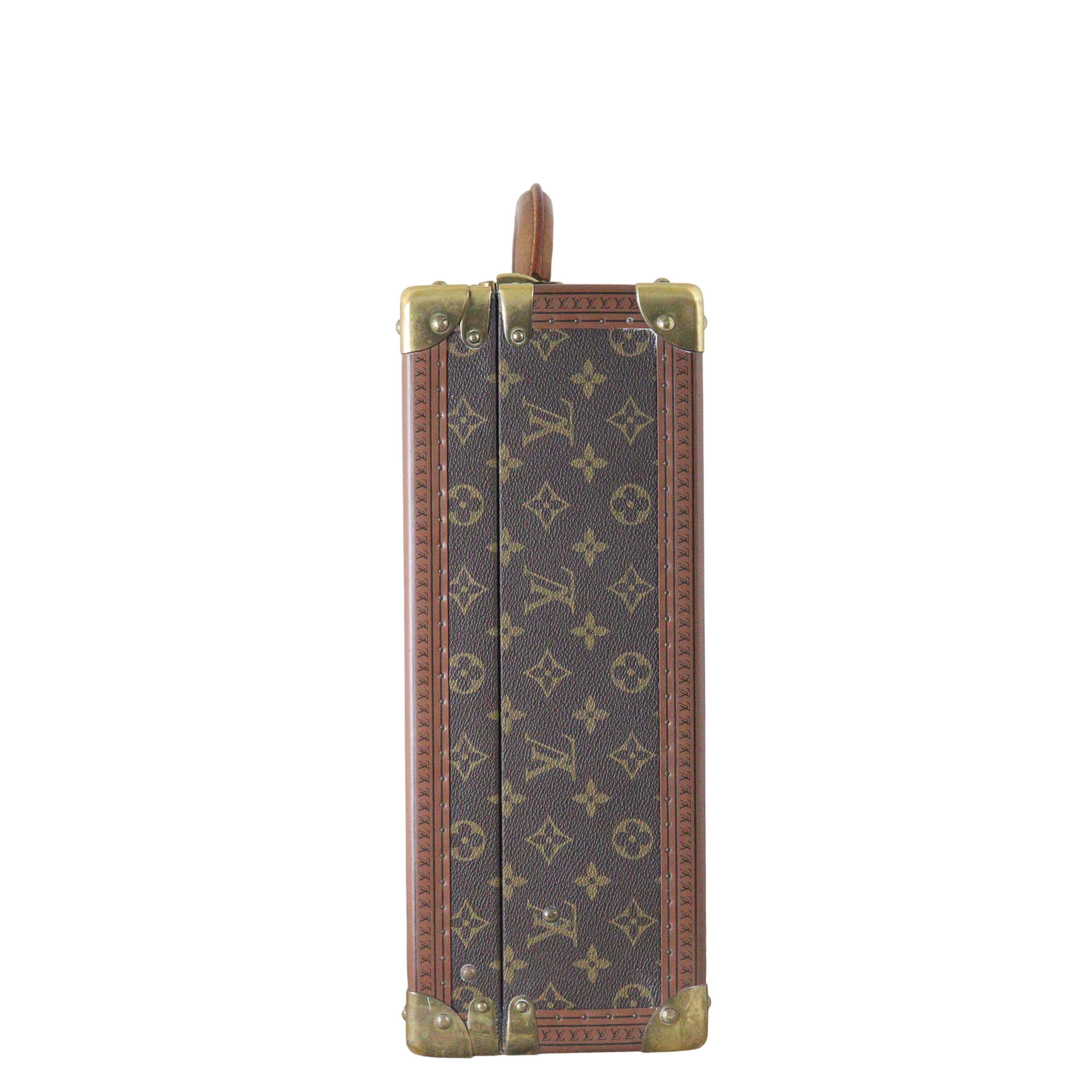 【稀少】Louis Vuitton COTOVILLE 50 TRUNKCASE Louis Vuitton Cotteville 50 Trunk Case Monogram – Luxe.It.Fwd