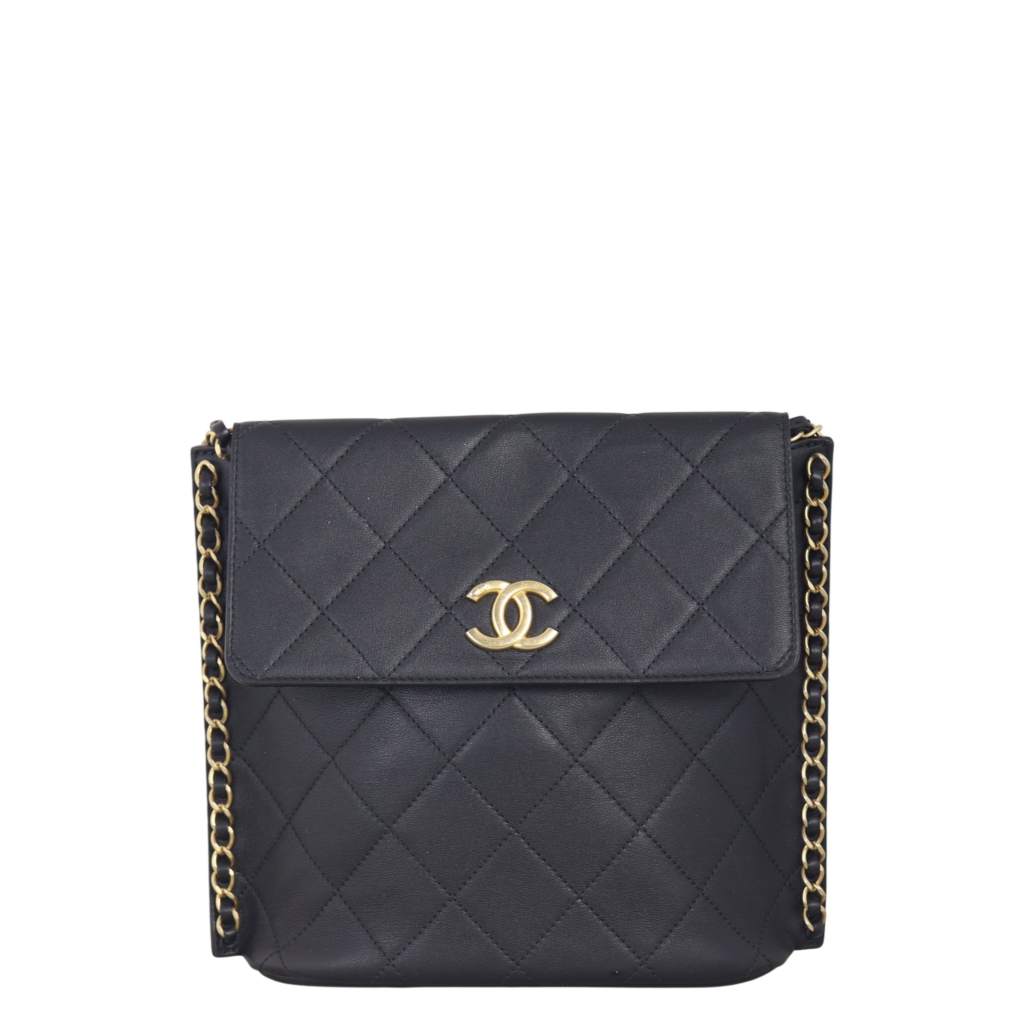 Chanel Quilted Hobo Bag Small