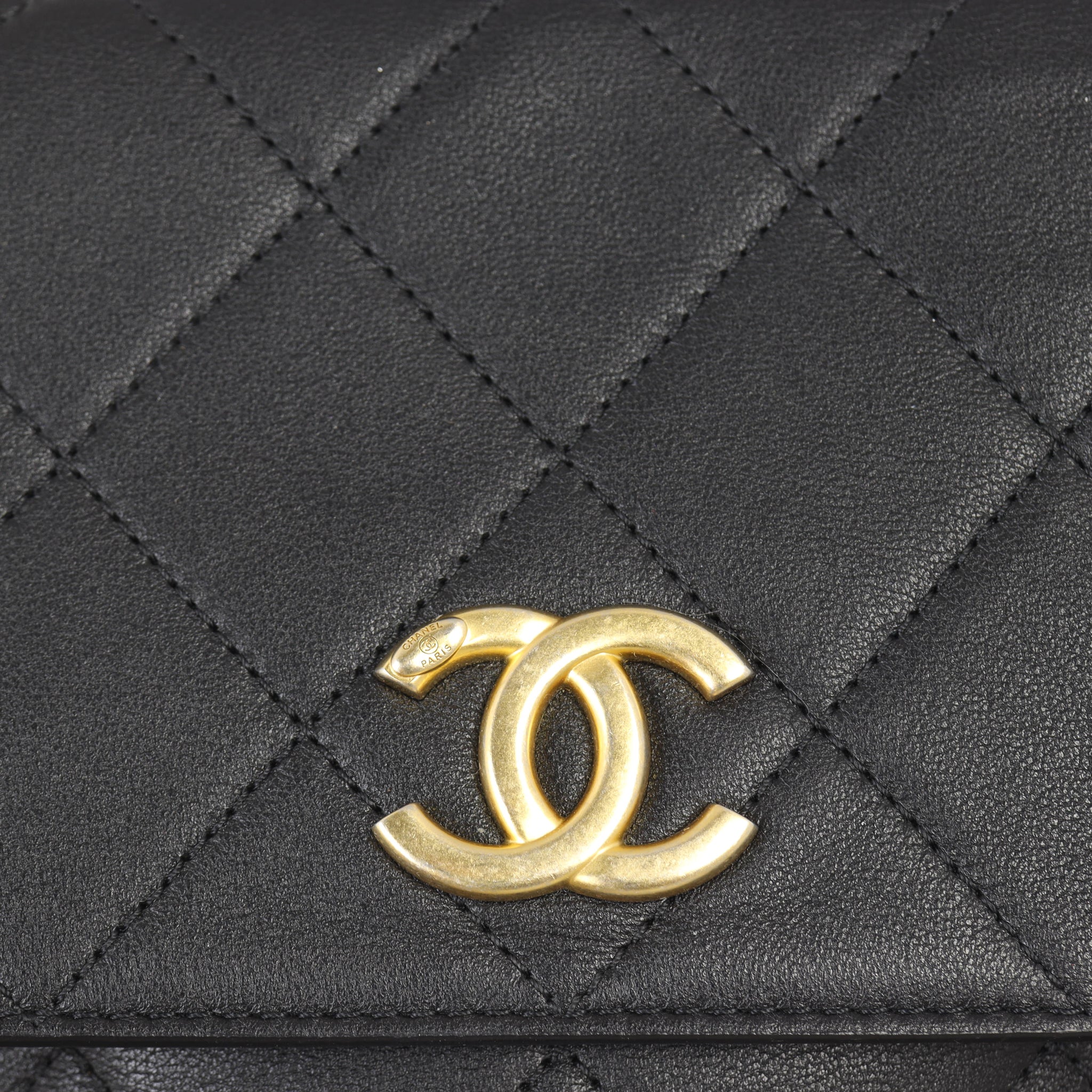 Chanel Quilted Hobo Bag Small