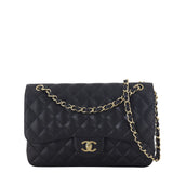 Chanel Classic Double Flap Jumbo Caviar