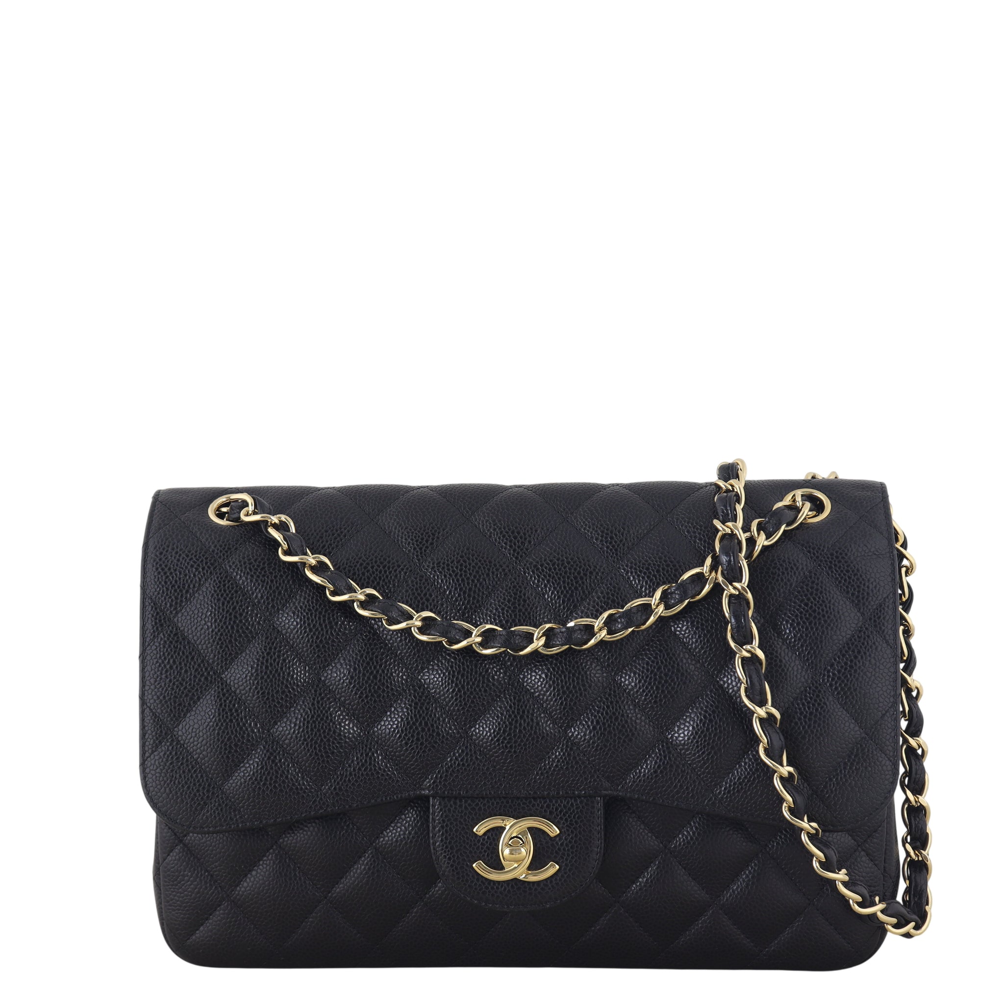 Chanel Classic Double Flap Jumbo Caviar