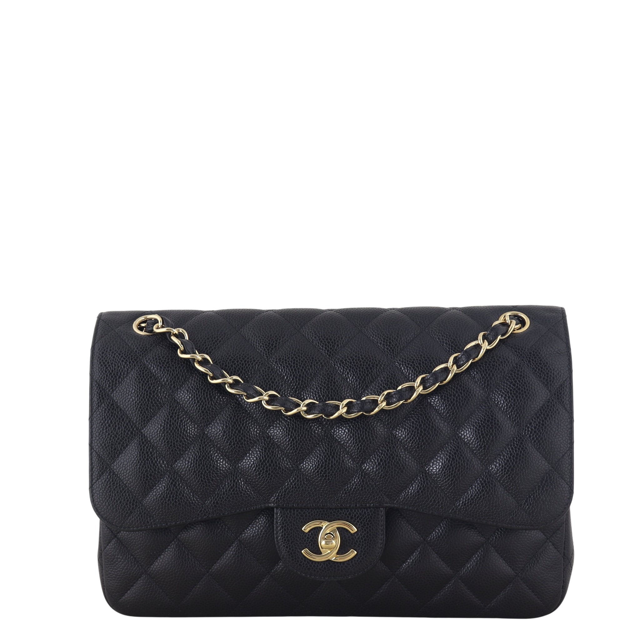 Chanel Classic Double Flap Jumbo Caviar