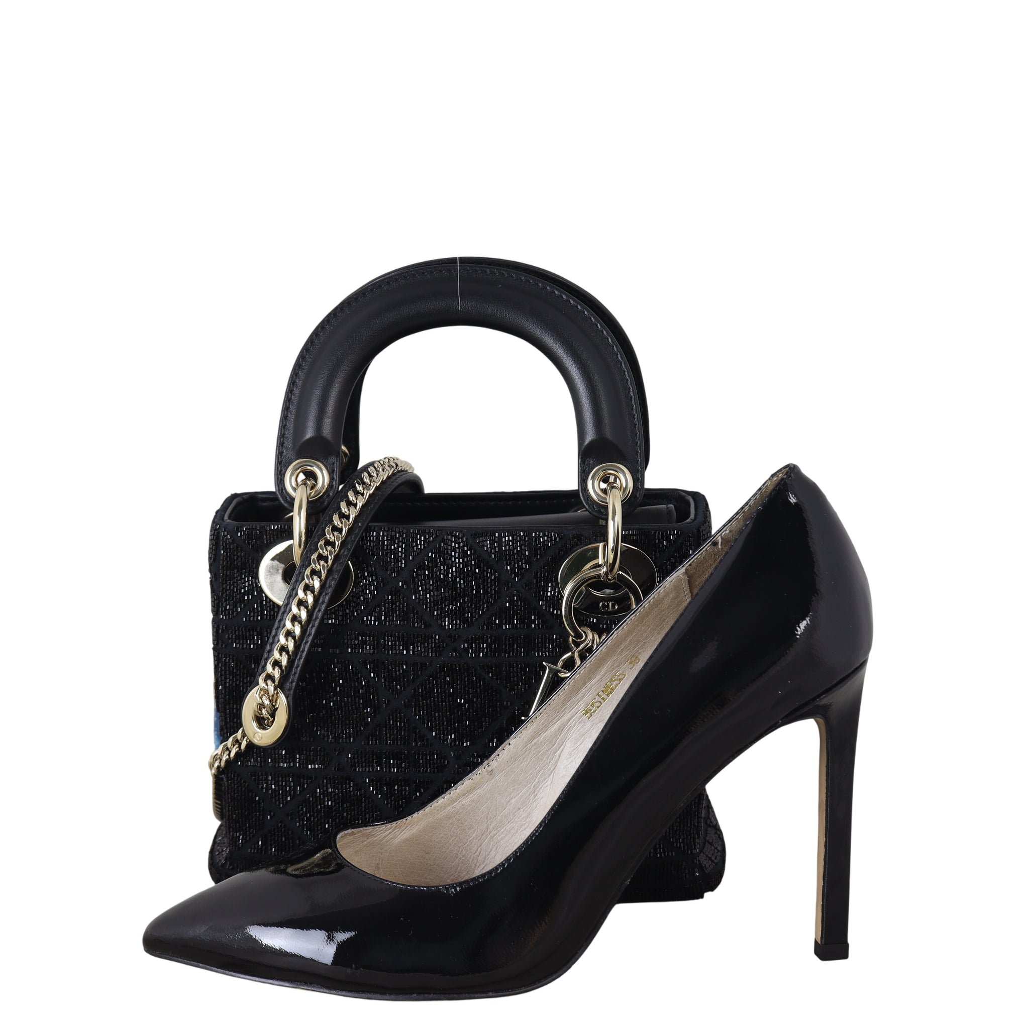 Dior Lady Dior Mini Beaded