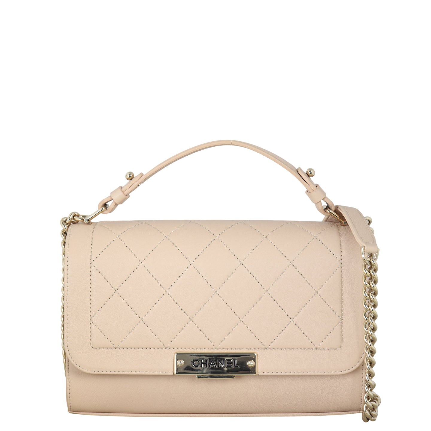 Chanel Label Click Flap Bag