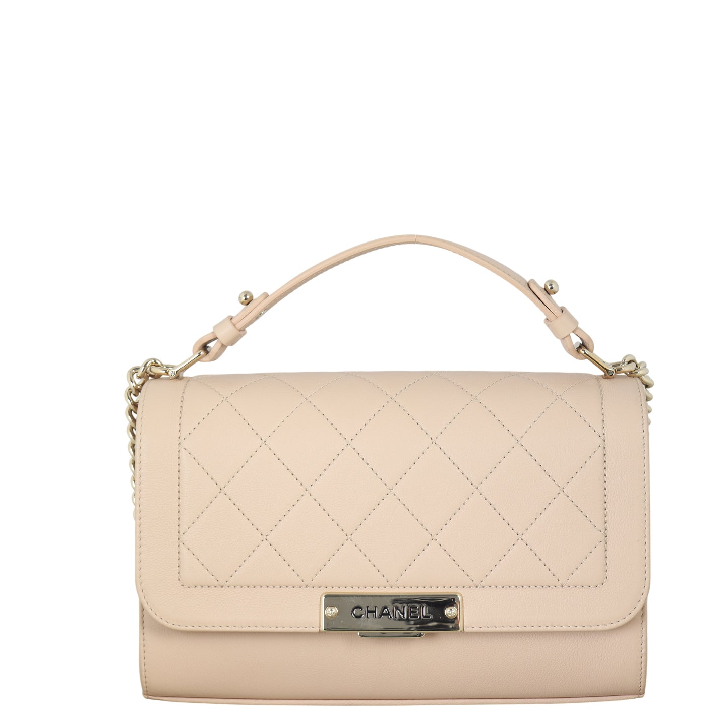 Chanel Label Click Flap Bag