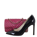 Chanel Classic Flap Mini Rectangular Bag Chevron Lambskin