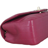 Chanel Classic Flap Mini Rectangular Bag Chevron Lambskin