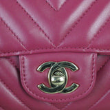 Chanel Classic Flap Mini Rectangular Bag Chevron Lambskin