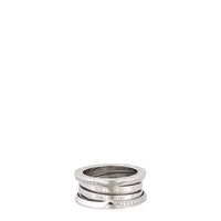 Bvlgari B.Zero1 Diamond 18k White Gold Three Band Ring