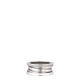 Bvlgari B.Zero1 Diamond 18k White Gold Three Band Ring