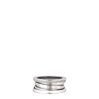 Bvlgari B.Zero1 Diamond 18k White Gold Three Band Ring
