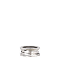 Bvlgari B.Zero1 Diamond 18k White Gold Three Band Ring