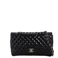 Chanel Secret Label Single Flap Medium Patent