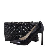 Chanel Secret Label Single Flap Medium Patent