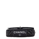 Chanel Secret Label Single Flap Medium Patent