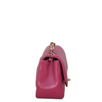 Chanel Classic Flap Mini Square Bag Chevron Lambskin