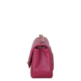 Chanel Classic Flap Mini Square Bag Chevron Lambskin