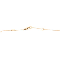 Van Cleef & Arpels Sweet Alhambra Textured 18k Rose Gold Pendant Necklace