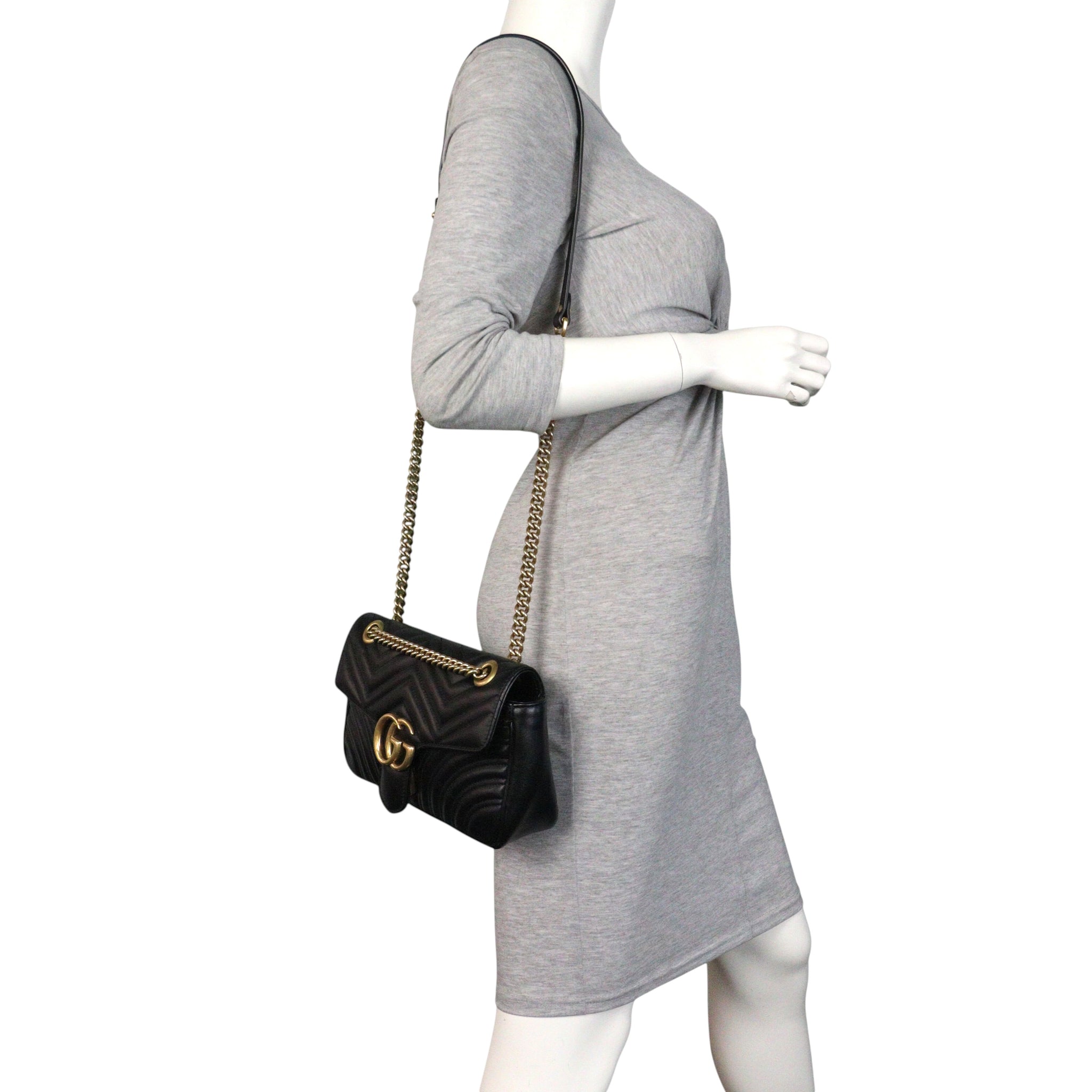 Gucci GG Marmont Matelasse Medium Shoulder Bag