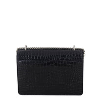 Saint Laurent Sunset Mini Croc-Embossed