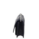 Saint Laurent Sunset Mini Croc-Embossed